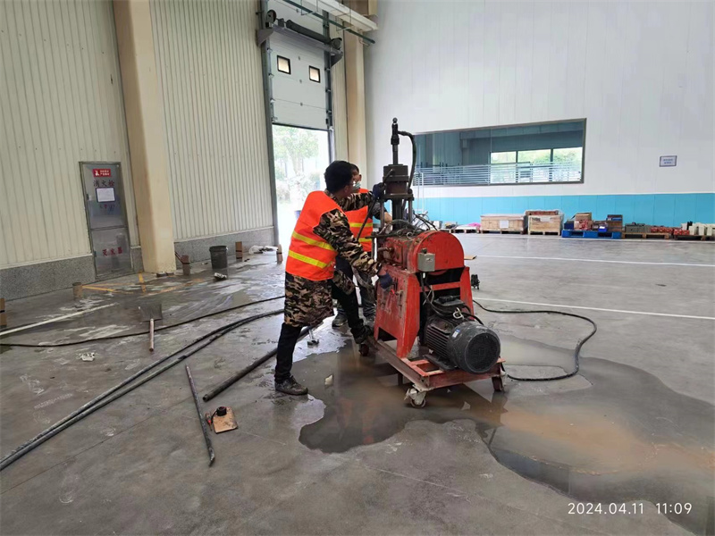 玉田厂房地面下沉塌陷注浆加固施工